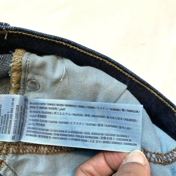 Hollister Epic Flex Classic Straight Jeans Men 29x30 Stretch Dark Blue Denim NEW - Picture 8 of 12